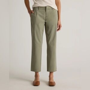 Quince Organic Stretch Cotton Chino Pants Olive 6
